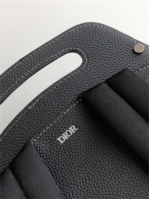 Di.or Maxi Gallop  Backpack Grained Calfskin Black