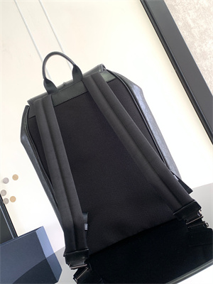 D*or backpack black oblique calfskin