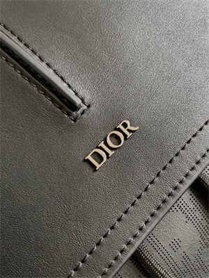 D*or backpack black oblique calfskin