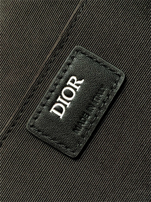 di.or lingot briefcase black cd Di*m*nd canvas and smooth calfskin