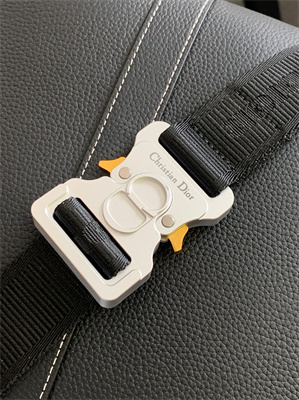 Di.or Lingot Briefcase Black Grained Calfskin