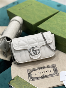 Gu.cci GG Marmont  Mini Bag White 476433