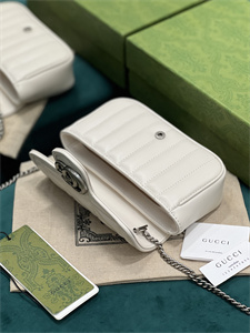 Gu.cci GG Marmont  Mini Bag White 476433