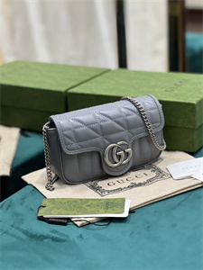 Gu.cci GG Marmont  Mini Bag Grey 476433