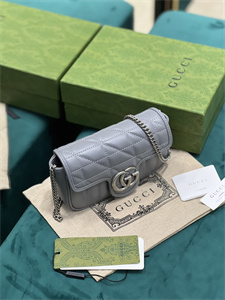 Gu.cci GG Marmont  Mini Bag Grey 476433