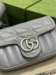 Gu.cci GG Marmont  Mini Bag Grey 476433