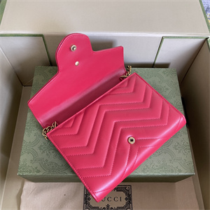 Gu.cci GG Marmont Mini  Bag Red 474575