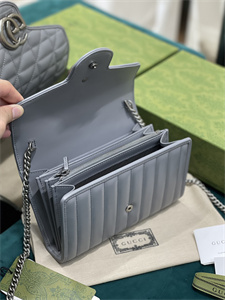 Gu.cci GG Marmont Mini Bag Blue 474575