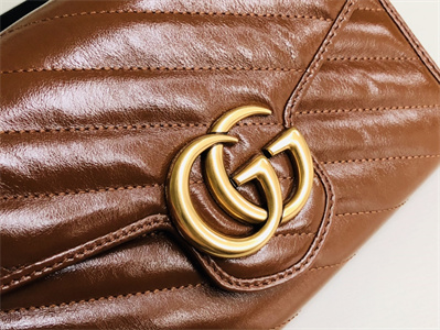 Gu.cci GG Marmont Mini Bag Brown 474575