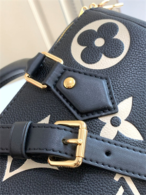 L.V Speedy Bandoulière 25 Monogram Empreinte Black/Beige M58947
