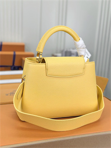 L.V Capucines BB Bag Taurillon Leather Yellow M21798