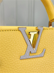 L.V Capucines BB Bag Taurillon Leather Yellow M21798