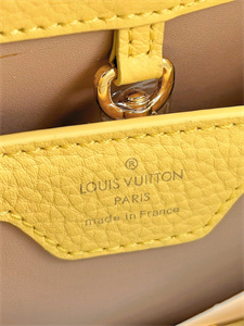 L.V Capucines BB Bag Taurillon Leather Yellow M21798