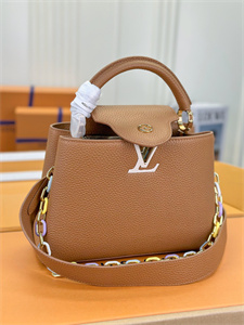 L.V Capucines BB Bag Taurillon Leather Brown M21798