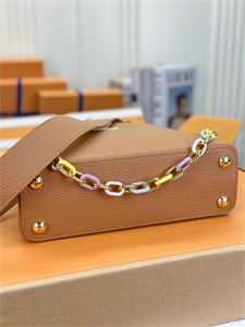 L.V Capucines BB Bag Taurillon Leather Brown M21798