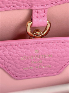 L.V Capucines BB Bag Taurillon Leather Sakura Pink M22375