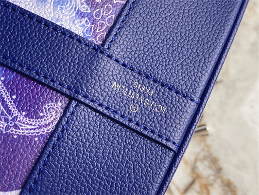 L.V Randonne Backpack Bandana Monogram Blue M20562