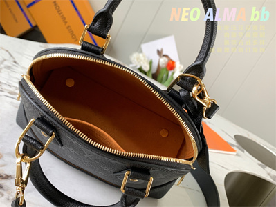 L.V Neo Alma BB Bag Monogram Empreinte Cowhide Black M44829