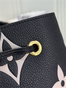 L.V Néonoé MM Bag Monogram Empreinte Black/Beige M45497
