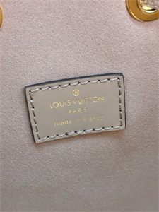 L.V Néonoé MM Bag Monogram Empreinte Tourterelle/Cream M45497