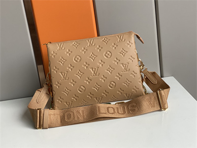 L.V Coussin PM Bag Monogram Embossed Lambskin Beige M57790