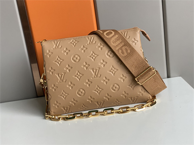 L.V Coussin PM Bag Monogram Embossed Lambskin Beige M57790