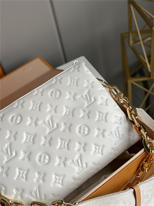 L.V Coussin PM Bag Monogram Embossed Lambskin Cream M57793