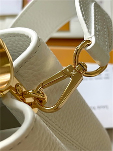 L.V Capucines Mini Bag Taurillon Leather White M59433
