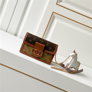 L.V Dauphine Chain Wallet Monogram Canvas M68746