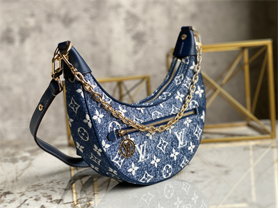 L.V Loop Bag Monogram Denim Blue M81166