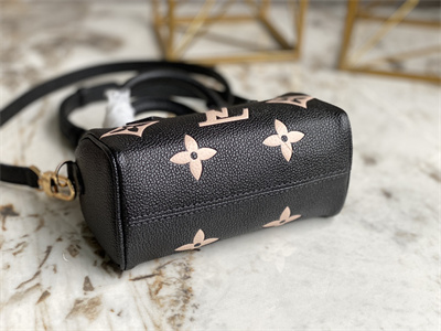 L.V Nano Speedy Monogram Emprenite Black/Beige M81456