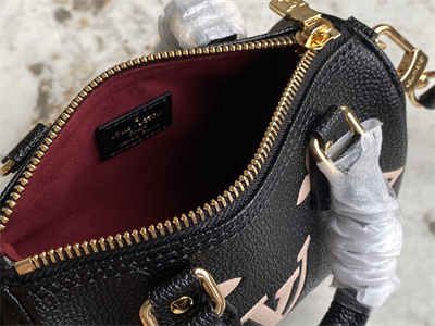 L.V Nano Speedy Monogram Emprenite Black/Beige M81456