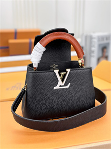 L.V Capucines Mini Bag Taurillon Leather Black M20581