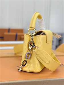 L.V Capucines Mini Bag Taurillon Leather Yellow M21798