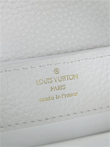 L.V Capucines Mini Bag Taurillon Leather White M22375