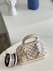 L.V Alma BB Bag Damier Azur Canvas N41221