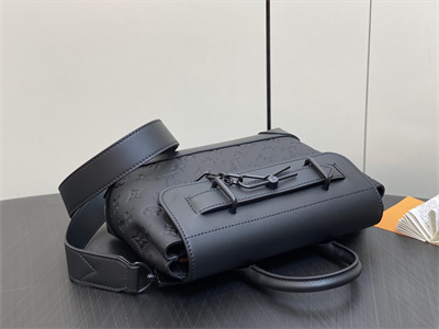 L.V  Steamer PM Bag Monogram Embossed Taurillon Cowhider Leather M24436