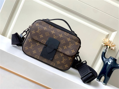 L.V S Lock Messenger Bag Monogram Canvas M45806