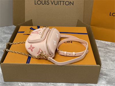 L.V Mini Bumbag Monogram Empreinte Pink M82347