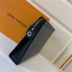 L.V Pochette Voyage MM Damier Graphite Canvas N41696