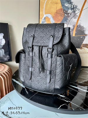 L.V Christopher PM Backpack Monogram Taurillon Leather Black M20899