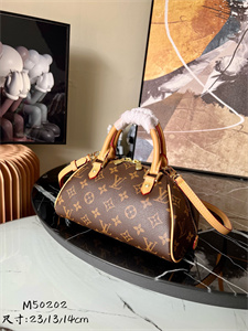 L.V Ribera Mini Boston Handbag Monogram Canvas M50202