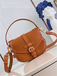 L.V Saumur BB Bag Epi Leather Brown M23469