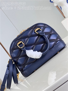 L.V Alma BB Bag Lamb Leather Marine Blue M23666