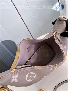 L.V Loop Hobo Bag Monogram Empreinte Cowhide Tourterelle Gray/Cream M46725