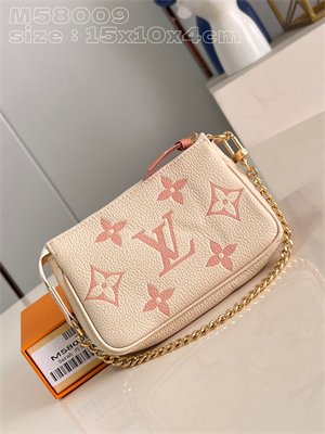 L.V Mini Pochette Accessories Monogram Empreinte M58009(3 colors)