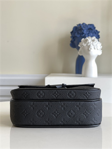 L.V S Lock Messenger Bag Monogram Embossed Taurillon Cowhider Leather M58489