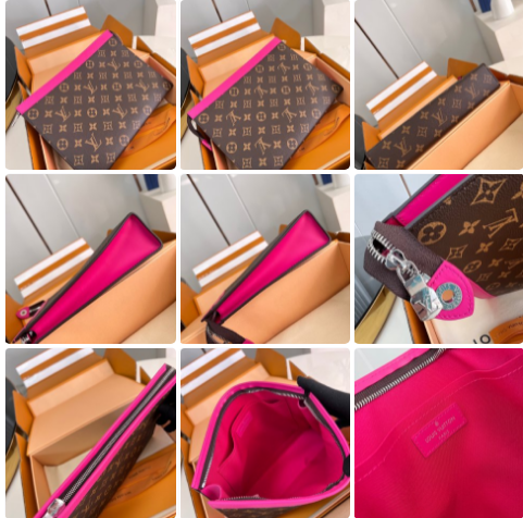 L.V Pochette Voyage MM Monogram Canvas M61692 (7 colors)