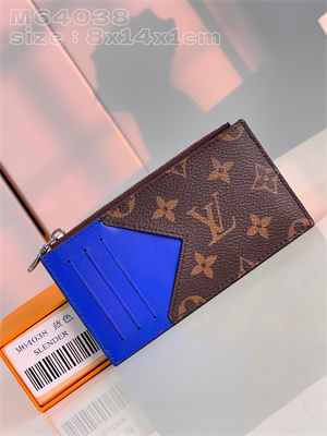 L.V Coin Card Holder Monogram Canvas M64038(7 Colors)