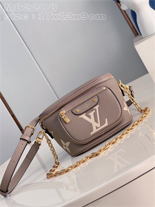 L.V Mini Bumbag Monogram Empreinte Tourterelle/Cream M82208